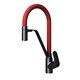 AM.PM Like Смеситель для кухни с каналом для питьевой воды и гибким изливом, черн., красный излив - фото 263524