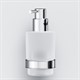 AM.PM X-Joy Стеклянный диспенсер для жидкого мыла с настенным держателем, хром - фото 263592
