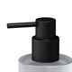 AM.PM X-Joy Стеклянный диспенсер для жидкого мыла с настенным держателем, черный - фото 263753
