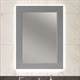 OPADIRIS Луиджи Зеркало с подсветкой 70 см, цвет серый матовый - фото 263960