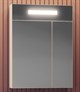 OPADIRIS Фреш Зеркальный шкафчик с подсветкой 60 см, белый - фото 264087