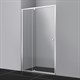 WASSERKRAFT Aula 11P Душевая дверь распашная ширина 120 см, профиль - хром / стекло - прозрачное, стекло 6 мм - фото 265259