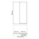 WASSERKRAFT Aula 11P Душевая дверь распашная ширина 120 см, профиль - хром / стекло - прозрачное, стекло 6 мм - фото 265261