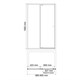 WASSERKRAFT Aula 11P Душевая дверь распашная ширина 90 см, профиль - хром / стекло - прозрачное, стекло 6 мм - фото 265264