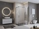 BELBAGNO Uno Поддон прямоугольный 120х90 из искусственного мрамора в комплекте с сифоном с декоративной накладкой (хром), черный матовый TRAY-MR-UNO-AH-120/90-35-NERO-CR - фото 265587