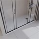 BELBAGNO Uno Поддон прямоугольный 170х80 из искусственного мрамора в комплекте с сифоном с декоративной накладкой (хром), белый TRAY-MR-UNO-AH-170/80-35-W-CR - фото 265642