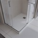 BELBAGNO Uno Поддон прямоугольный 170х80 из искусственного мрамора в комплекте с сифоном с декоративной накладкой (хром), белый TRAY-MR-UNO-AH-170/80-35-W-CR - фото 265643