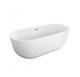 BELBAGNO Ванна акриловая овальная отдельностоящая размер 170x80 см, цвет белый - фото 267456