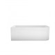BELBAGNO Ванна акриловая полукруглая угловая размер 170x70 см, цвет белый - фото 267491