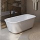 BELBAGNO Due Ванна акриловая прямоугольная отдельностоящая размер 170x80 см, цвет белый - фото 267507