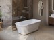 BELBAGNO Due Ванна акриловая прямоугольная отдельностоящая размер 170x80 см, цвет белый - фото 267509