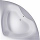 ASTRA-FORM Виена Ванна из искусственного камня пристенная/встраиваемая угловая размер 150x150 см, с установочными ножками с регулируемыми опорами, цвет белый - фото 267977