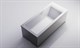 ASTRA-FORM Нейт Ванна из искусственного камня пристенная/встраиваемая прямоугольная размер 150x70 см, с установочными ножками с регулируемыми опорами, цвет белый - фото 268039