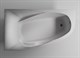 ASTRA-FORM Селена Ванна из искусственного камня пристенная/встраиваемая угловая размер 170x100 см, с установочными ножками с регулируемыми опорами, цвет белый - фото 268181