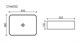 CERAMICA NOVA Element Накладная раковина ширина 50 см, цвет Белый CN6052 - фото 268954