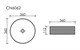 CERAMICA NOVA Cristal Накладная раковина диаметр 35 см, цвет Прозрачная CN6062 - фото 269188