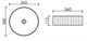 CERAMICA NOVA Element Умывальник чаша накладная круглая (цвет Капучино Матовый) 360*360*115мм - фото 270544
