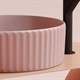 CERAMICA NOVA Element Умывальник чаша накладная круглая (цвет Розовый Матовый) 360*360*115мм - фото 270585