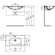 IDEAL STANDARD Tesi Раковина мебельная прямоугольная ширина 80 см, черный - фото 270926