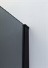 CEZARES Liberta Душевая перегородка универсальная с односторонним входом, стекло графит, профиль чёрный, 1000x1950 мм - фото 271575