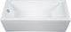 AQUANET Bright Ванна акриловая прямоугольная встраиваемая / пристенная размер 165x70 см с каркасом, белый - фото 272273