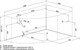 AQUANET Capri Ванна акриловая асимметричная встраиваемая / пристенная размер 160x100 см с каркасом R, белый - фото 272367