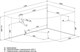 AQUANET Capri Ванна акриловая асимметричная встраиваемая / пристенная размер 170x110 см с каркасом R, белый - фото 272400