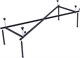 AQUANET Dali Ванна акриловая прямоугольная встраиваемая / пристенная размер 160x70 см с каркасом, белый - фото 272429