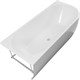 AQUANET Family Ванна акриловая асимметричная пристенная размер 180x80 см, белый - фото 272472