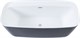 AQUANET Family Ванна акриловая овальная отдельностоящая / пристенная размер 170x80 см, белый / черный - фото 272488
