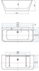 AQUANET Family Ванна акриловая асимметричная отдельностоящая / пристенная размер 170x75 см, белый - фото 272509