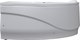 AQUANET Graciosa Ванна акриловая асимметричная встраиваемая / пристенная размер 150x90 см с каркасом L, белый - фото 272652
