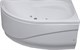AQUANET Graciosa Ванна акриловая асимметричная встраиваемая / пристенная размер 150x90 см с каркасом R, белый - фото 272671
