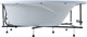 AQUANET Jersey Ванна акриловая асимметричная встраиваемая / пристенная размер 170x100 см с каркасом R, белый - фото 272745