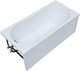 AQUANET Light Ванна акриловая прямоугольная встраиваемая / пристенная размер 150x70 см с каркасом, белый - фото 272757