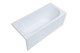 AQUANET Light Ванна акриловая прямоугольная встраиваемая / пристенная размер 160x70 см с каркасом, белый - фото 272771