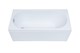 AQUANET Light Ванна акриловая прямоугольная встраиваемая / пристенная размер 160x70 см с каркасом, белый - фото 272772