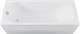 AQUANET Light Ванна акриловая прямоугольная встраиваемая / пристенная размер 170x70 см с каркасом, белый - фото 272784