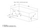 AQUANET Lotos Ванна акриловая прямоугольная встраиваемая / пристенная размер 175x80 см с каркасом, белый - фото 272808