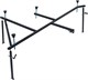 AQUANET Mayorca Ванна акриловая асимметричная встраиваемая / пристенная размер 150x100 см с каркасом R, белый - фото 272885