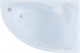AQUANET Mayorca Ванна акриловая асимметричная встраиваемая / пристенная размер 150x100 см с каркасом R, белый - фото 272904