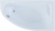 AQUANET Mia Ванна акриловая асимметричная встраиваемая / пристенная размер 140x80 см с каркасом R, белый - фото 272972