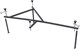 AQUANET Mia Ванна акриловая асимметричная встраиваемая / пристенная размер 140x80 см с каркасом R, белый - фото 272976