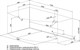 AQUANET Palma Ванна акриловая асимметричная встраиваемая / пристенная размер 170x100 см с каркасом L, белый - фото 273037