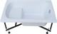 AQUANET Seed Ванна акриловая прямоугольная встраиваемая / пристенная размер 110x70 см с каркасом, белый - фото 273116