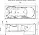 AQUANET Viola Ванна акриловая прямоугольная встраиваемая / пристенная размер 180x75 см с каркасом, белый AQUANET-242745 - фото 273130