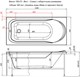 AQUANET West Ванна акриловая прямоугольная встраиваемая / пристенная размер 150x70 см с каркасом, белый AQUANET-240462 - фото 273183