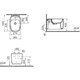VITRA Plural Биде подвесное, белый матовый 7831B401-0288 - фото 273693