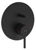 VITRA Origin Набор встроенной душевой системы, цвет черный матовый A4926636EXP - фото 273802