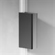AM.PM X-Joy Душевая перегородка 80x195 см, профиль - черный / стекло - прозрачное, 6 мм - фото 274693